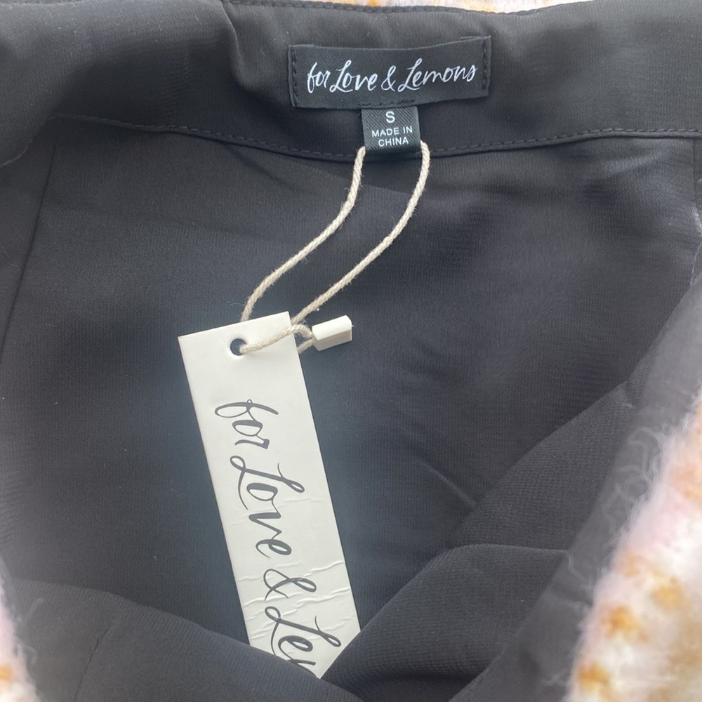 For Love And Lemons Rachel Wool Blend Mini Skirt Size Small - Picture 7 of 8